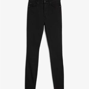 7 For All Mankind Women's Black Skinny Jeans